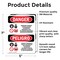 Signmission Inorganic Arsenic Cancer Hazard Bilingual Danger Sign, Vinyl Decal, 5in W x 7in L, 2PK OS-2PACK-DS-D-57-VS-1376 - alternate 3